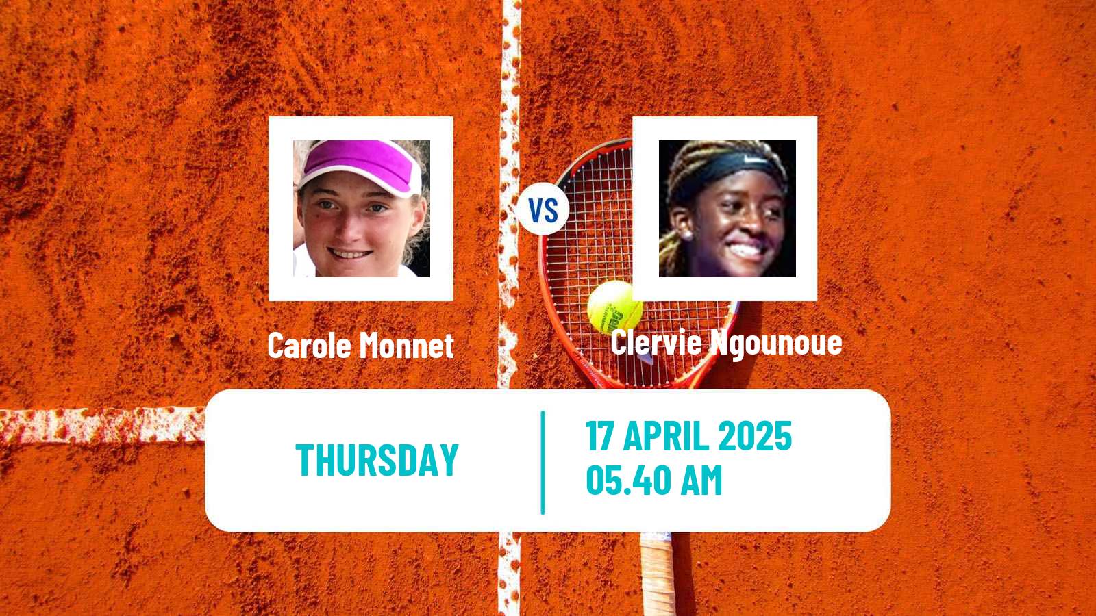 Tennis ITF W75 Koper Women Carole Monnet - Clervie Ngounoue