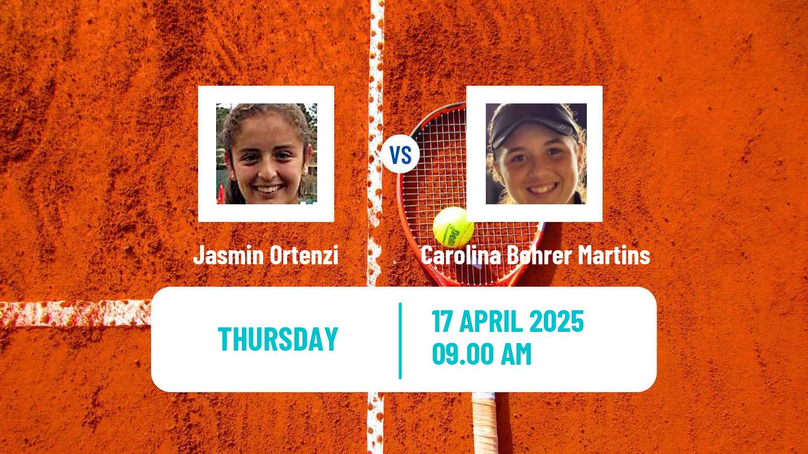 Tennis ITF W35 Leme Women Jasmin Ortenzi - Carolina Bohrer Martins