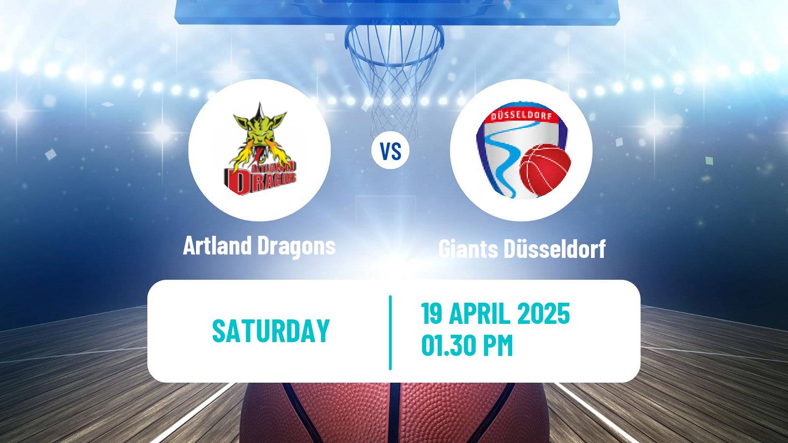 Basketball German Pro A Basketball Artland Dragons - Giants Düsseldorf