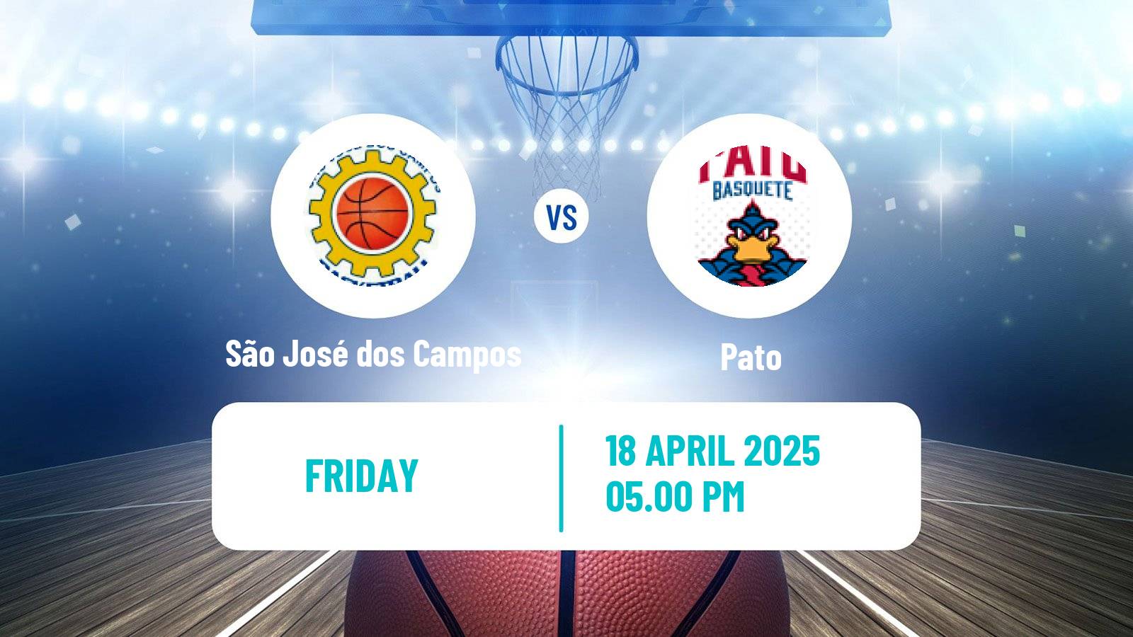 Basketball Brazilian NBB São José dos Campos - Pato
