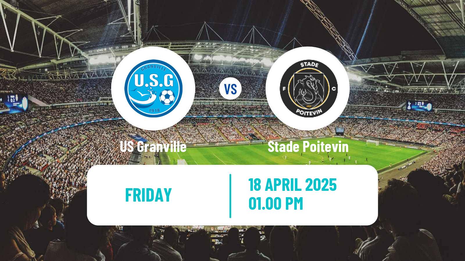 Soccer French National 2 - Group B Granville - Stade Poitevin