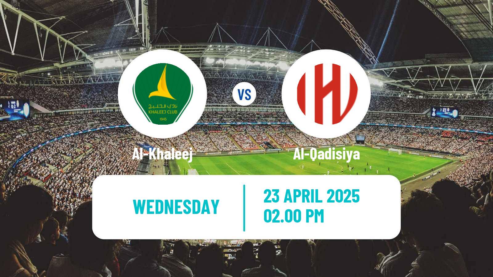 Soccer Saudi Professional League Al-Khaleej - Al-Qadisiya