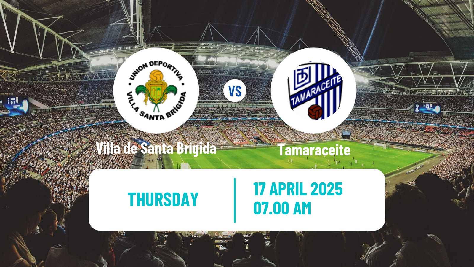 Soccer Spanish Tercera RFEF - Group 12 Villa de Santa Brígida - Tamaraceite