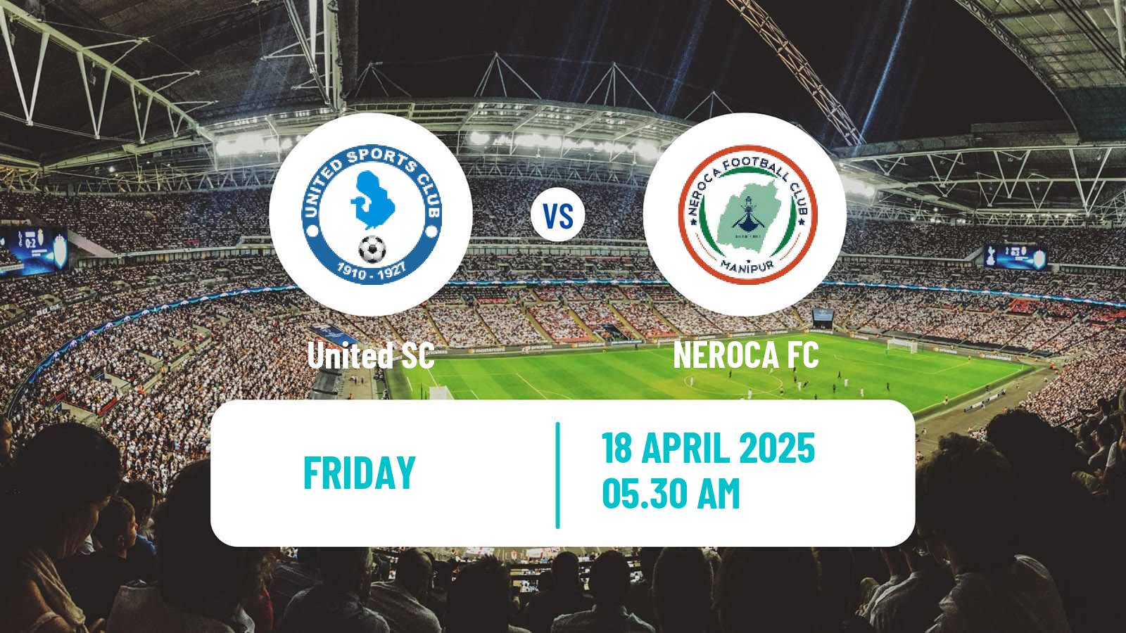 Soccer Indian I-League 2 United SC - NEROCA