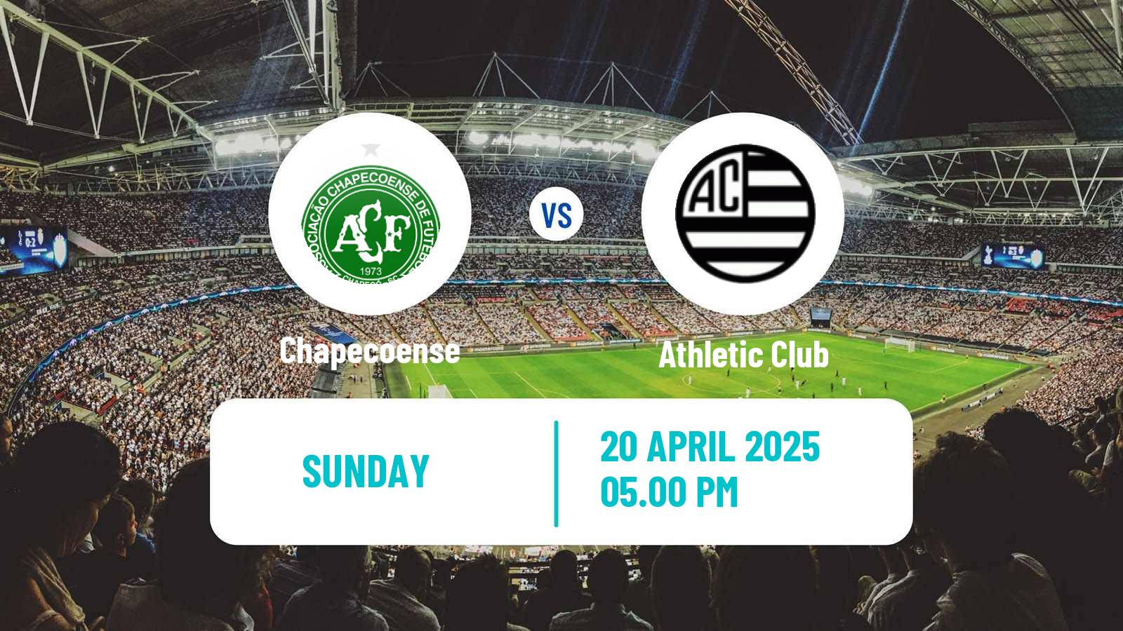 Soccer Brazilian Serie B Chapecoense - Athletic Club