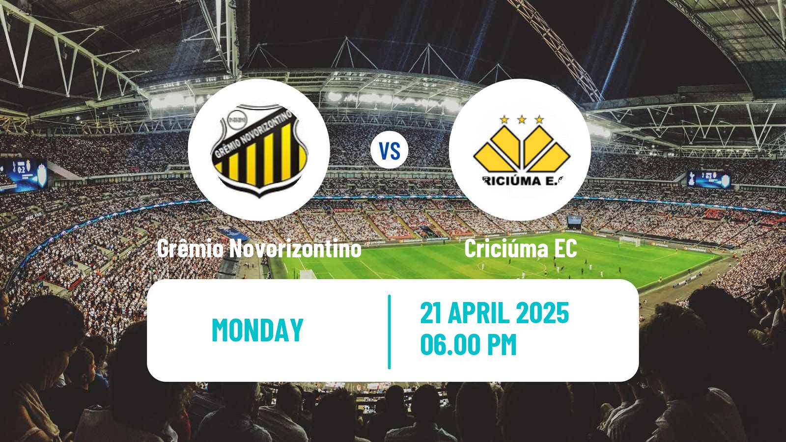 Soccer Brazilian Serie B Grêmio Novorizontino - Criciúma