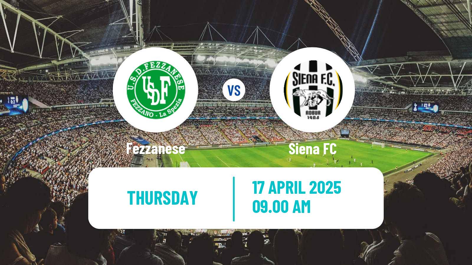 Soccer Italian Serie D - Group E Fezzanese - Siena