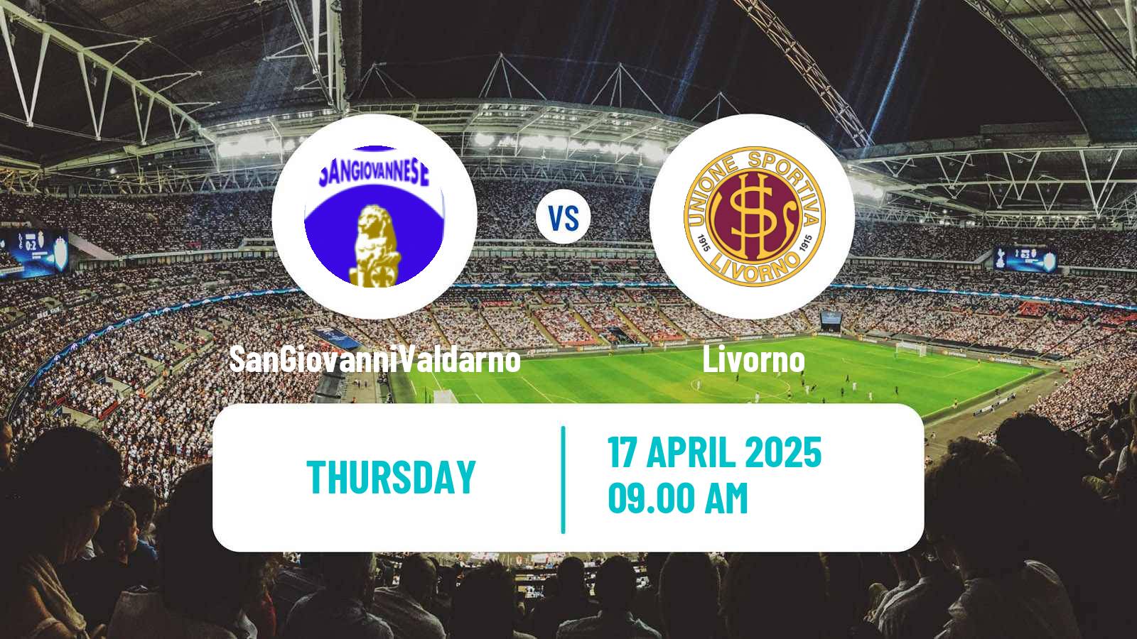 Soccer Italian Serie D - Group E SanGiovanniValdarno - Livorno