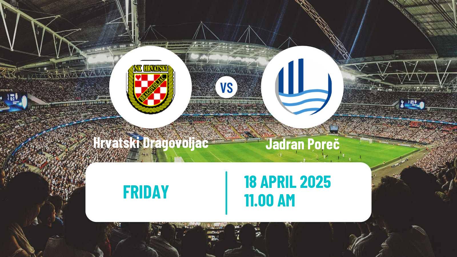 Soccer Croatian Druga NL Hrvatski Dragovoljac - Jadran Poreč