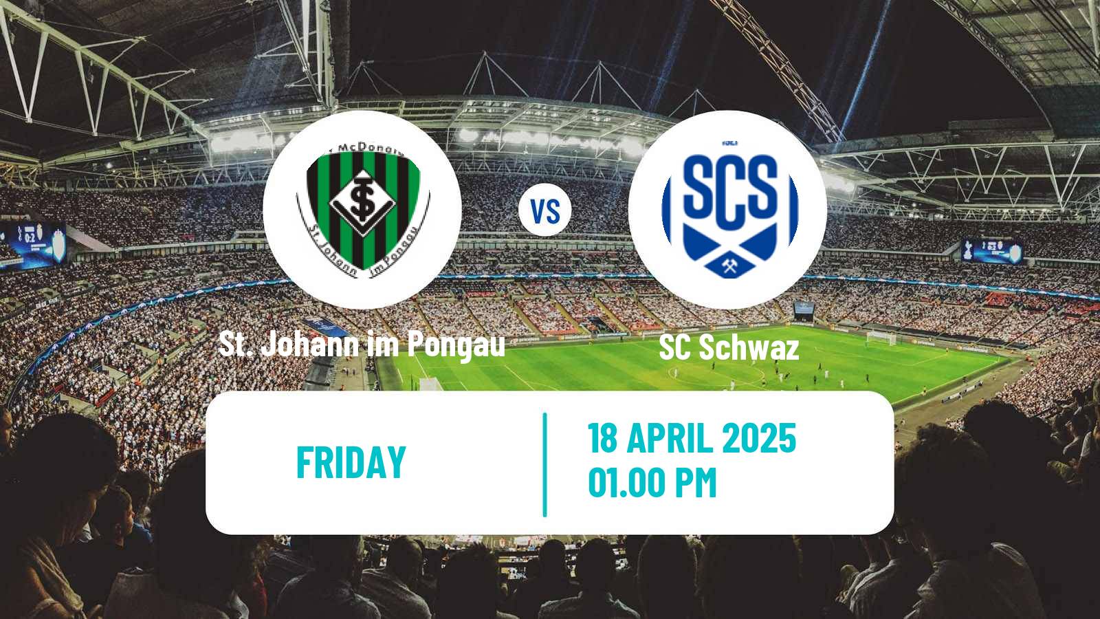Soccer Austrian Regionalliga West St. Johann im Pongau - Schwaz