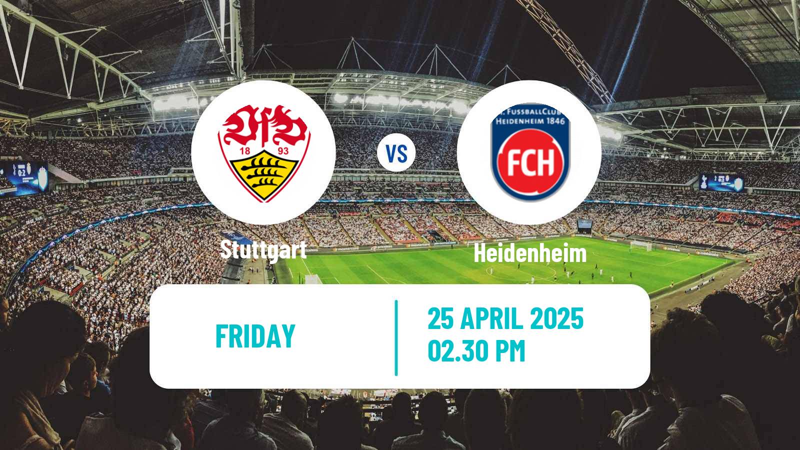 Soccer German Bundesliga Stuttgart - Heidenheim