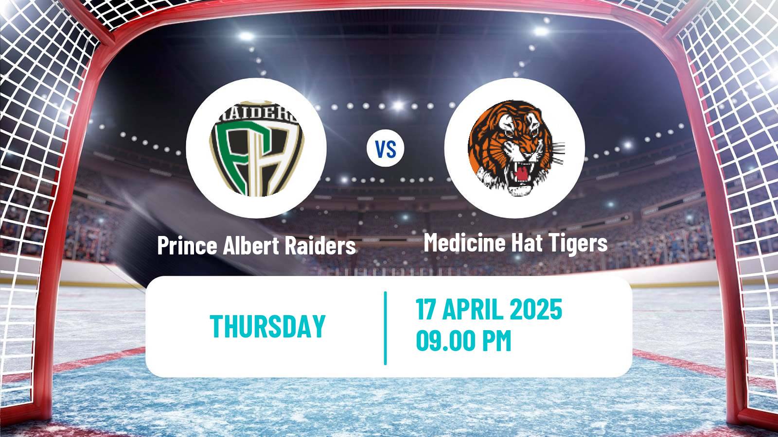 Hockey WHL Prince Albert Raiders - Medicine Hat Tigers