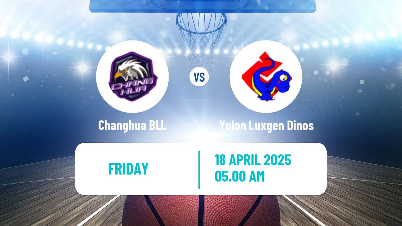Basketball Taiwan SBL Changhua BLL - Yulon Luxgen Dinos