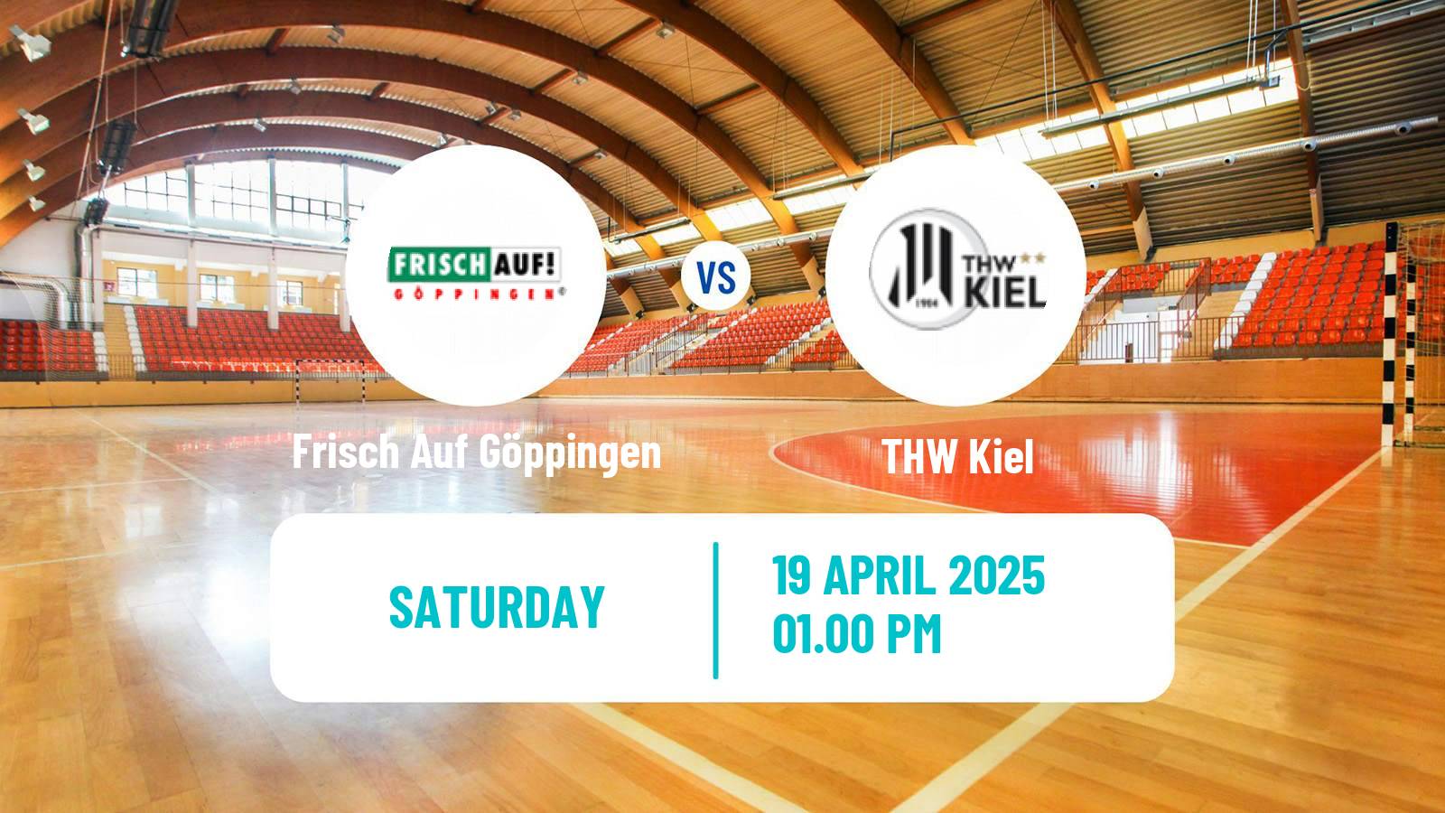Handball German Bundesliga Handball Frisch Auf Göppingen - THW Kiel