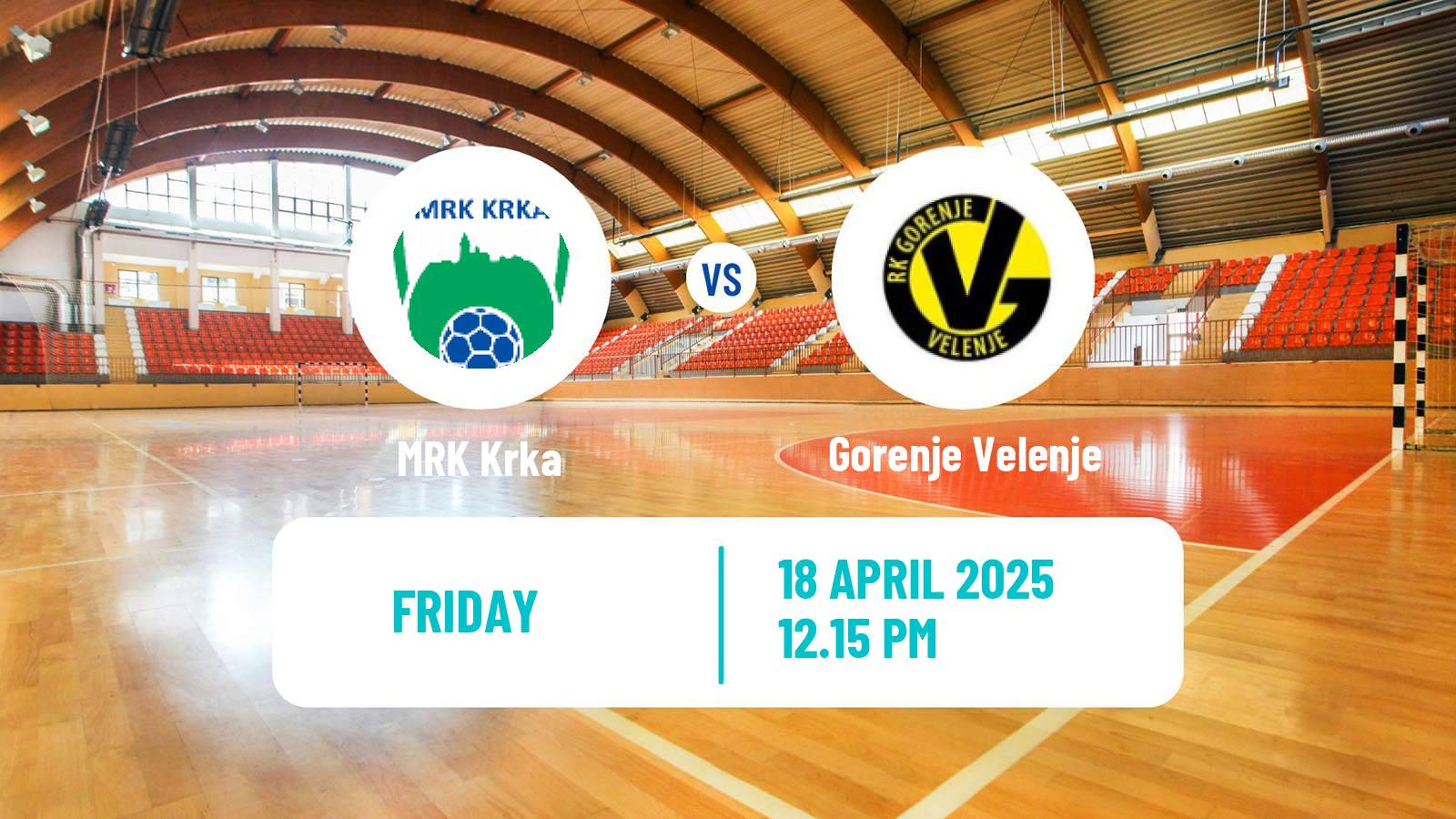 Handball Slovenian 1 NLB Liga Handball Krka - Gorenje Velenje