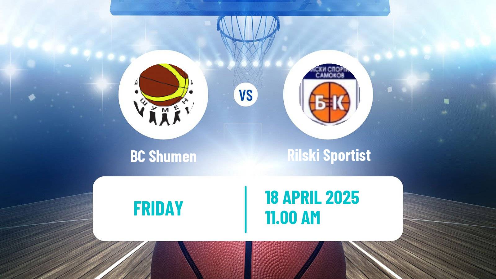 Basketball Bulgarian NBL Shumen - Rilski Sportist