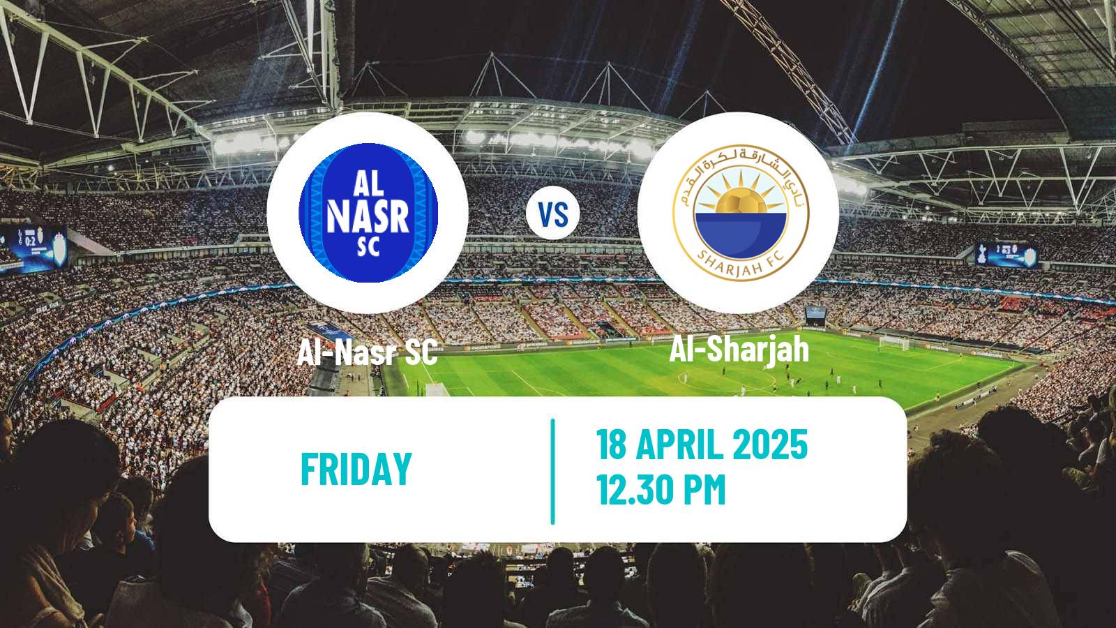 Soccer UAE Football League Al-Nasr - Al-Sharjah