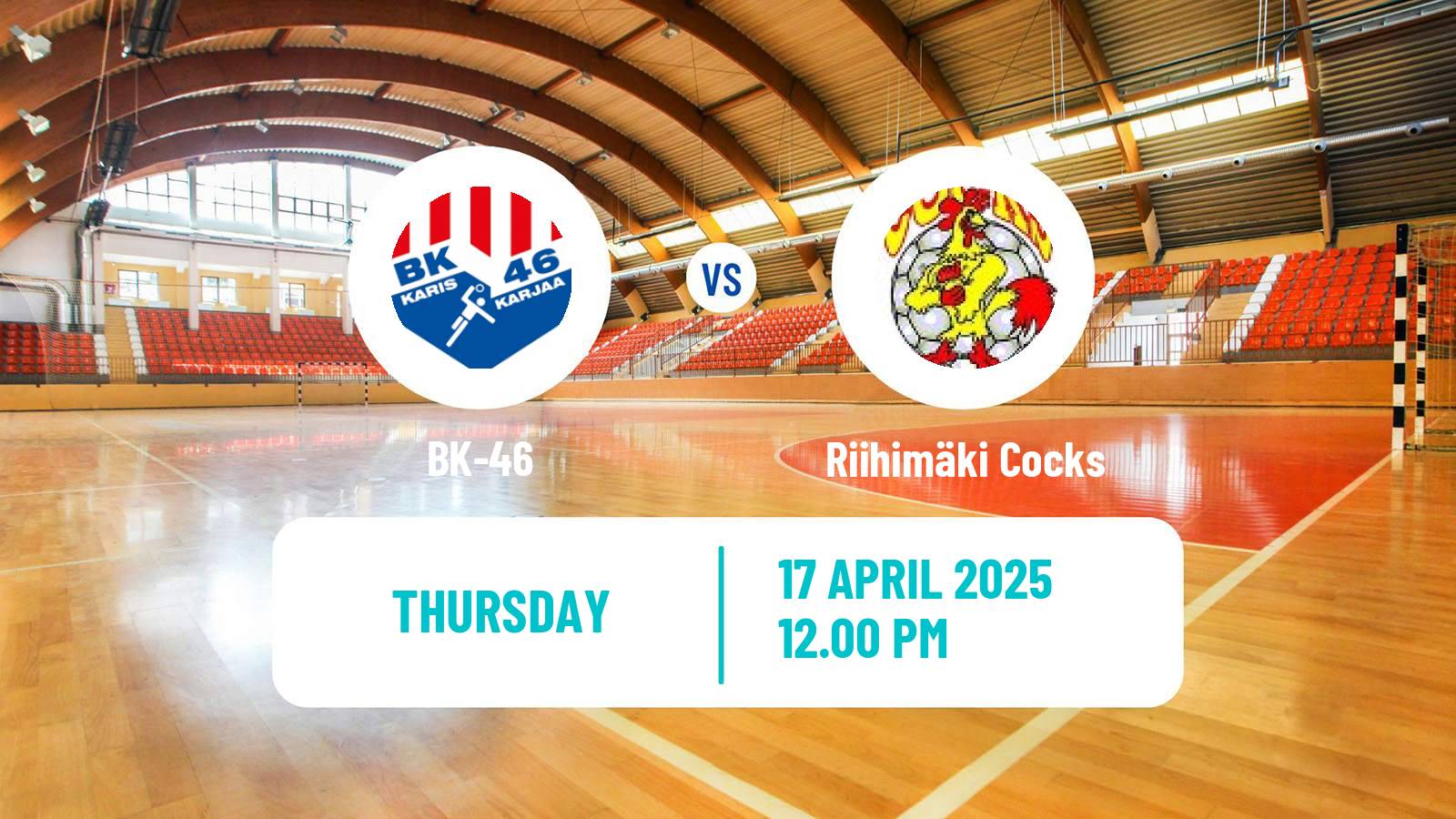 Handball Finnish SM-sarja Handball BK-46 - Riihimäki Cocks