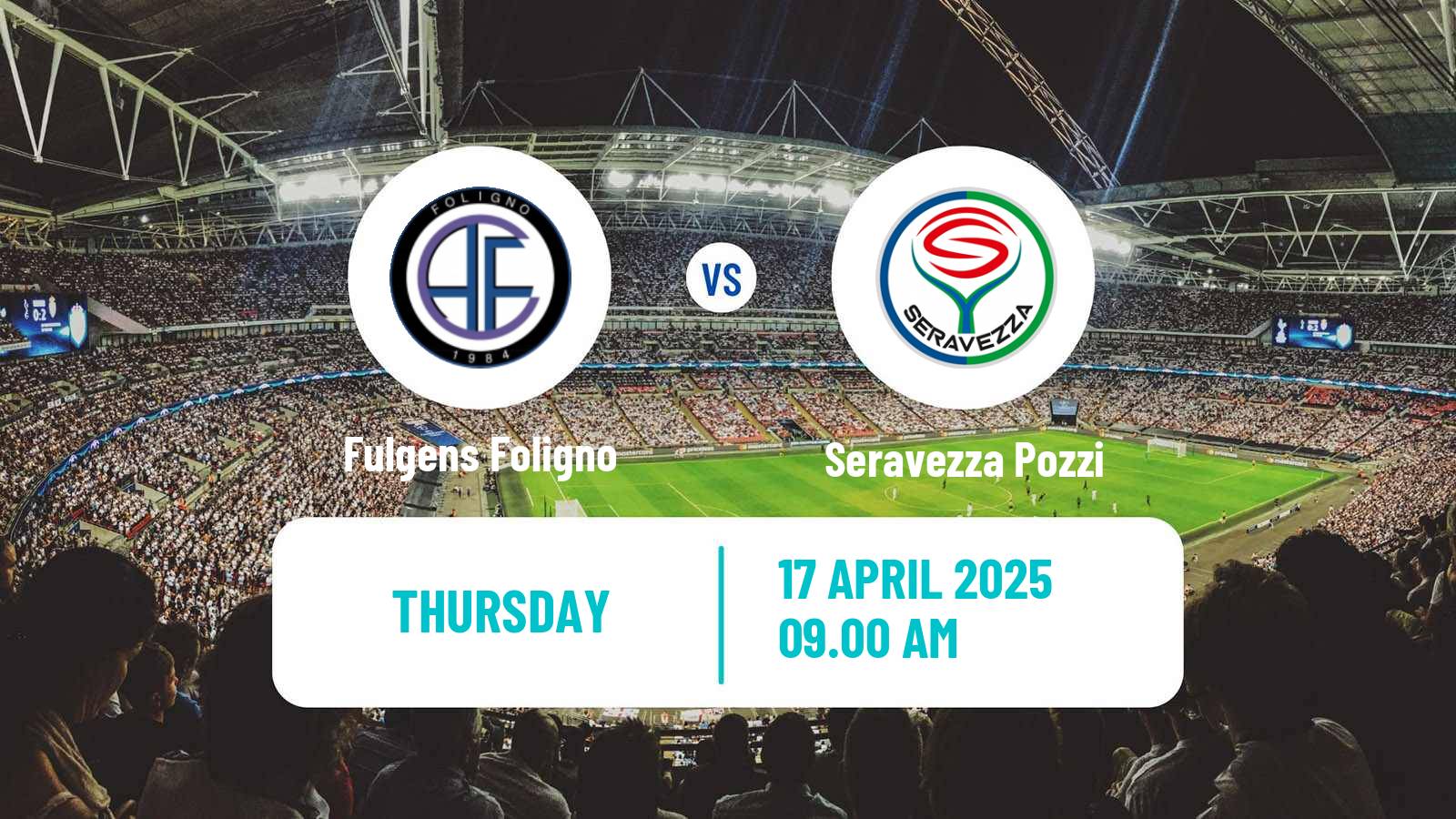 Soccer Italian Serie D - Group E Fulgens Foligno - Seravezza Pozzi