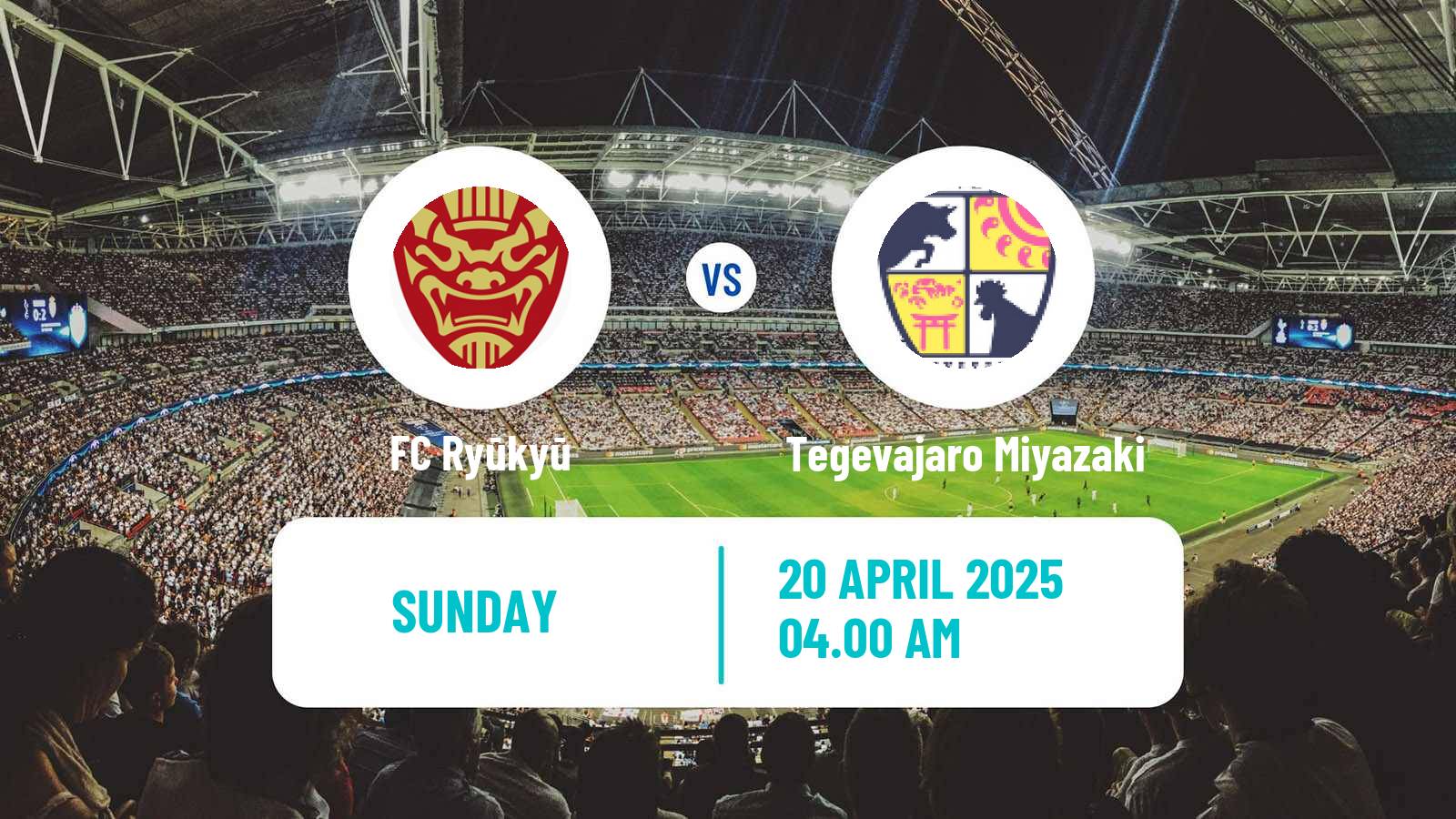Soccer Japan J3 League Ryūkyū - Tegevajaro Miyazaki