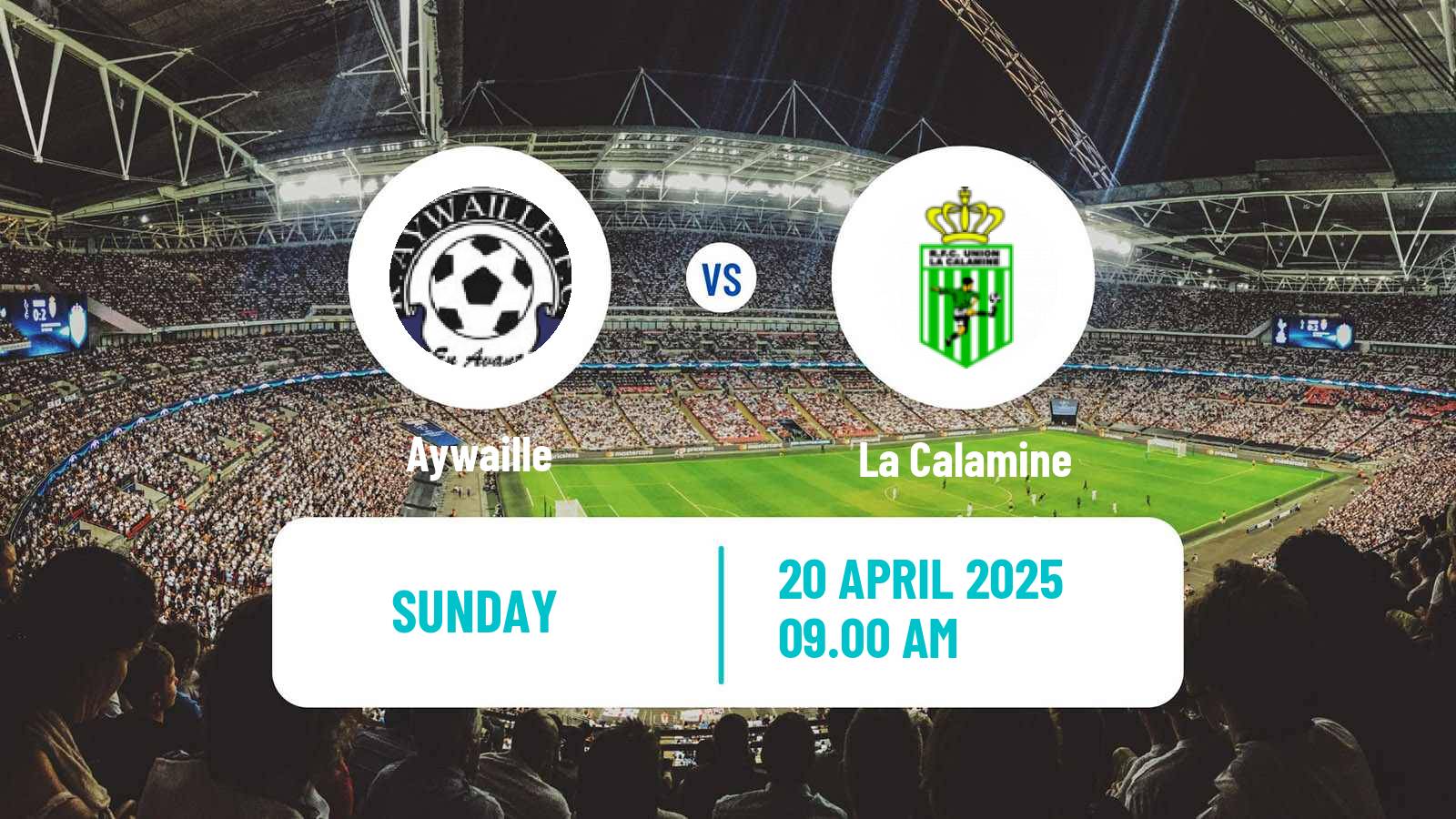 Soccer Belgian Second Amateur Division Group C Aywaille - La Calamine