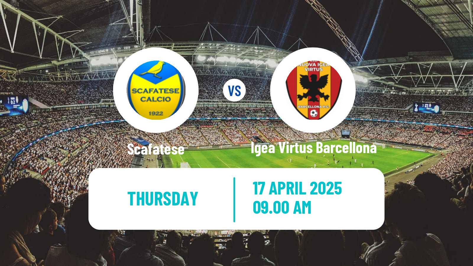 Soccer Italian Serie D - Group I Scafatese - Igea Virtus Barcellona