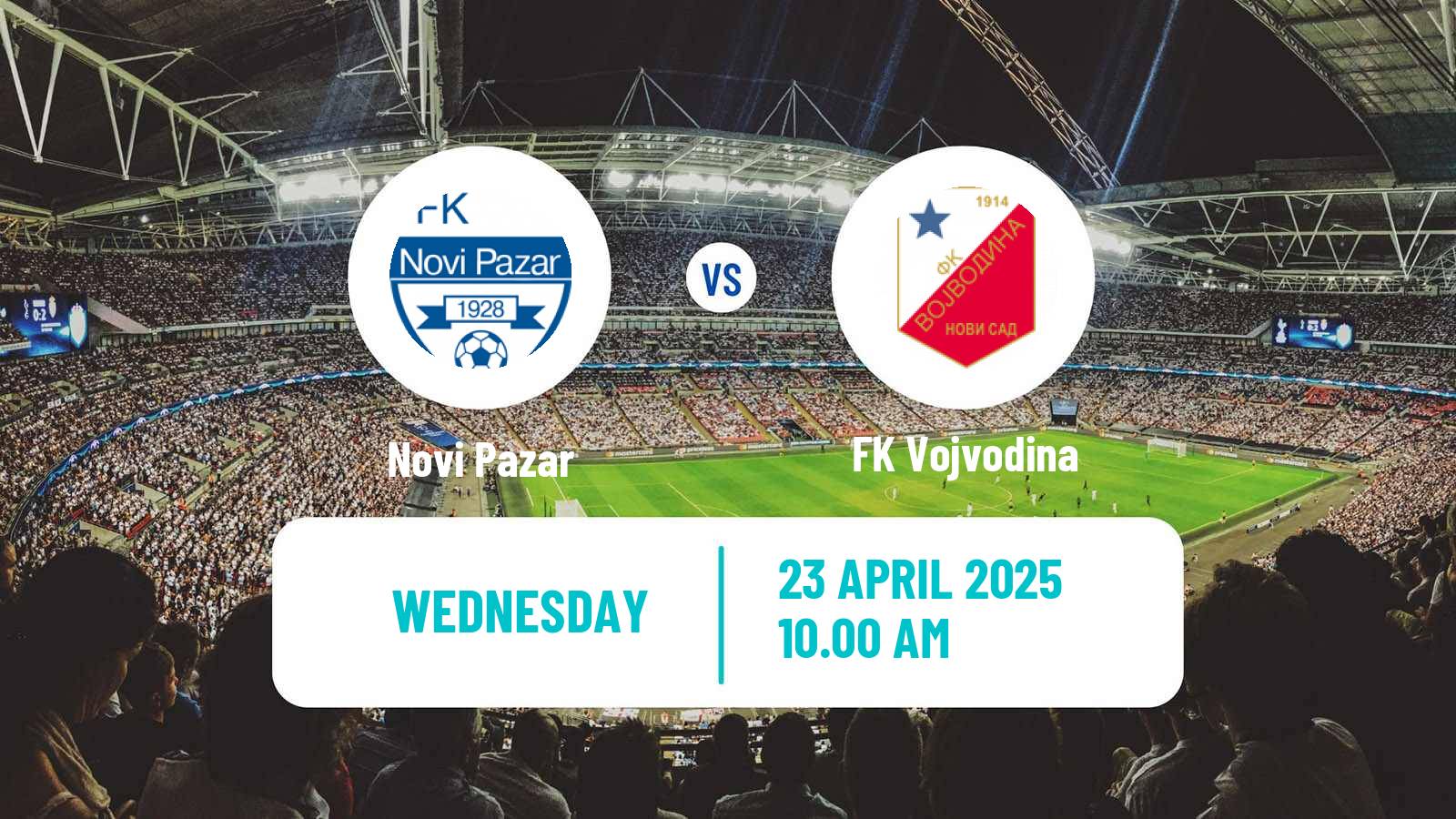Soccer Serbian Superliga Novi Pazar - Vojvodina