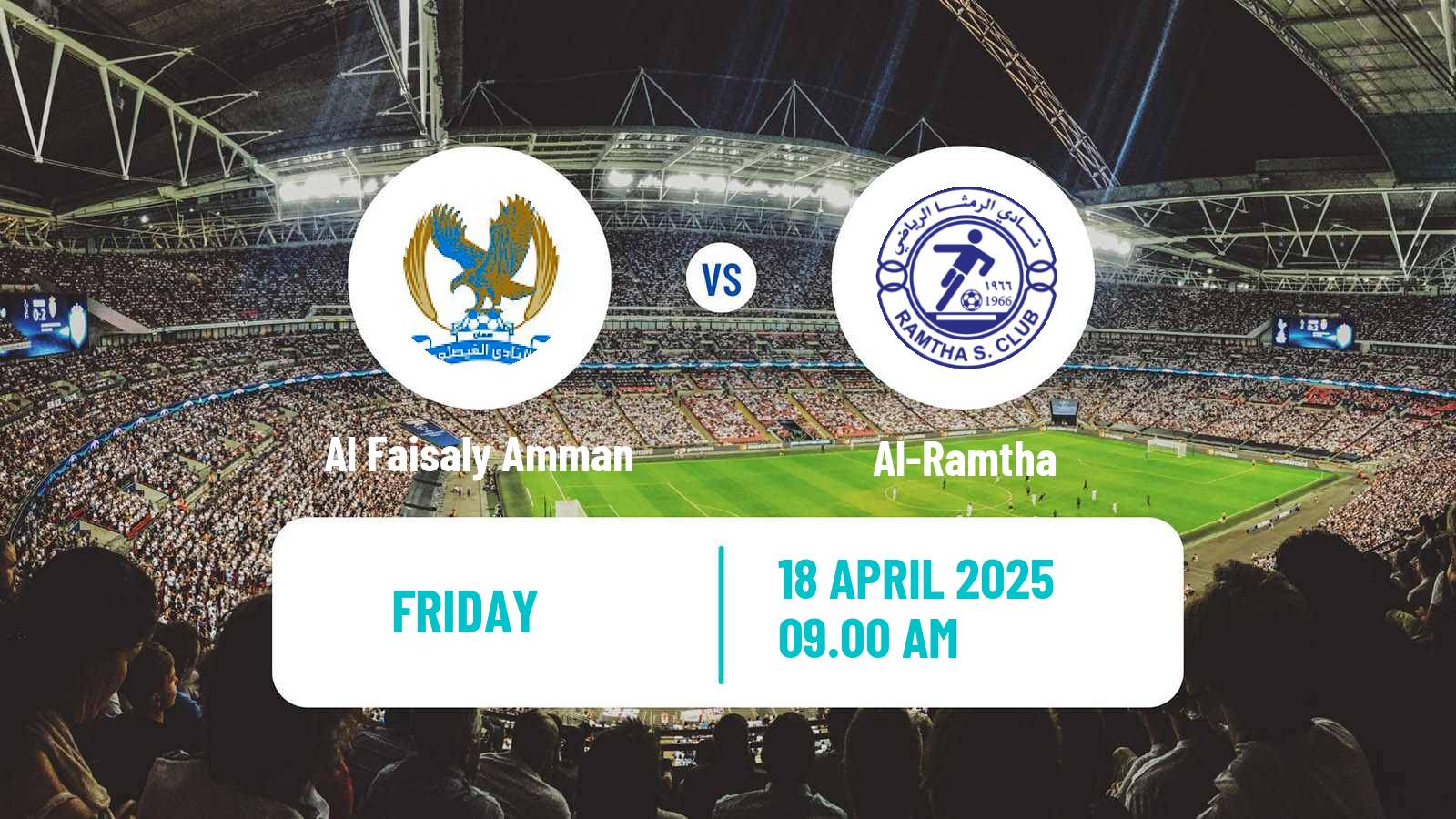 Soccer Jordan Premier League Al Faisaly Amman - Al-Ramtha
