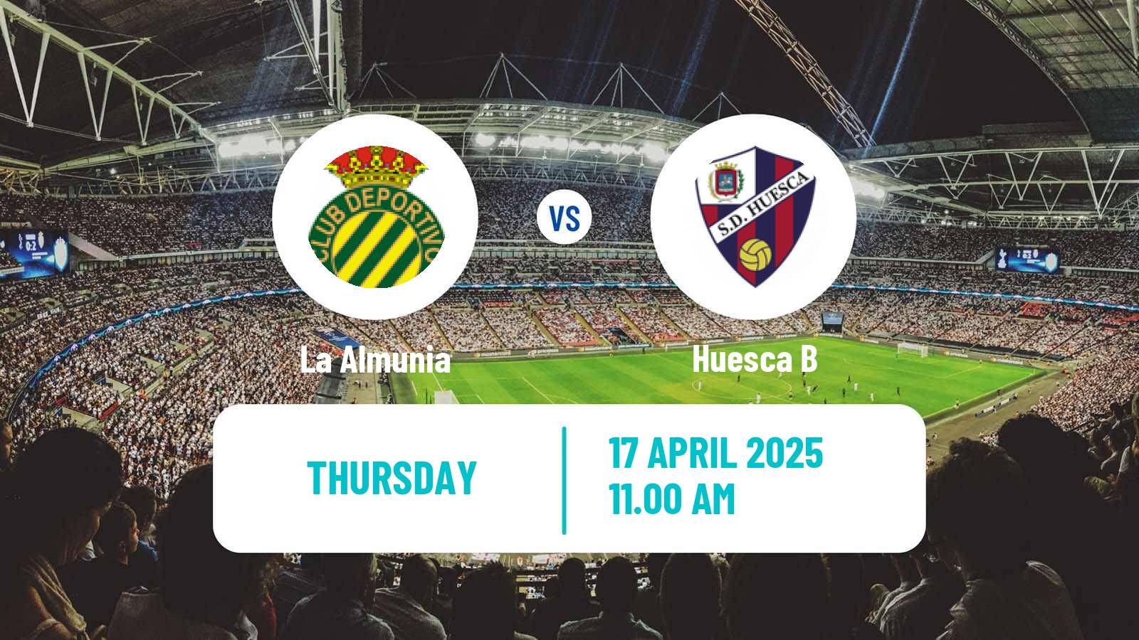 Soccer Spanish Tercera RFEF - Group 17 La Almunia - Huesca B