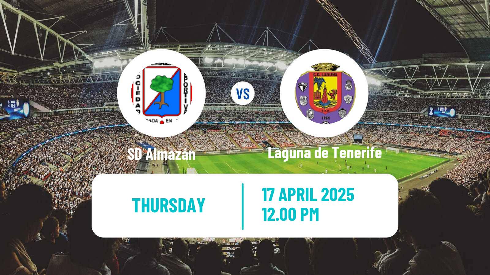 Soccer Spanish Tercera RFEF - Group 8 Almazán - Laguna de Tenerife