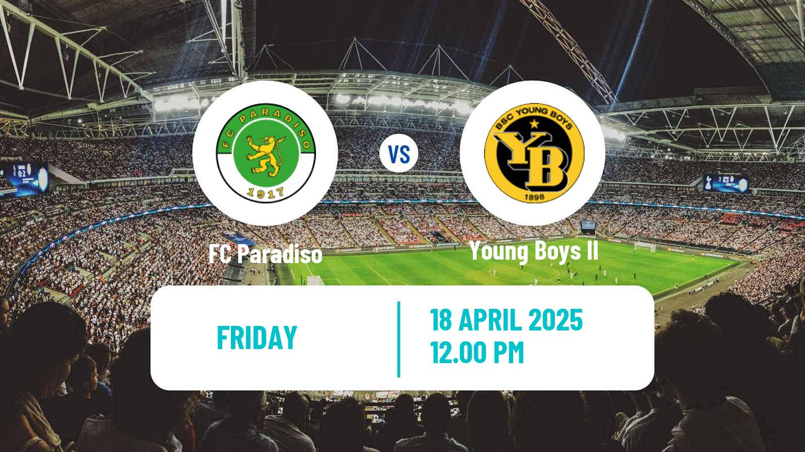 Soccer Swiss Promotion League Paradiso - Young Boys II