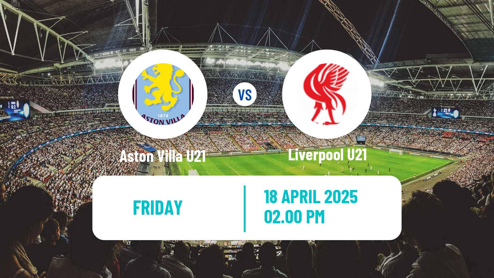 Soccer English Premier League 2 Aston Villa U21 - Liverpool U21