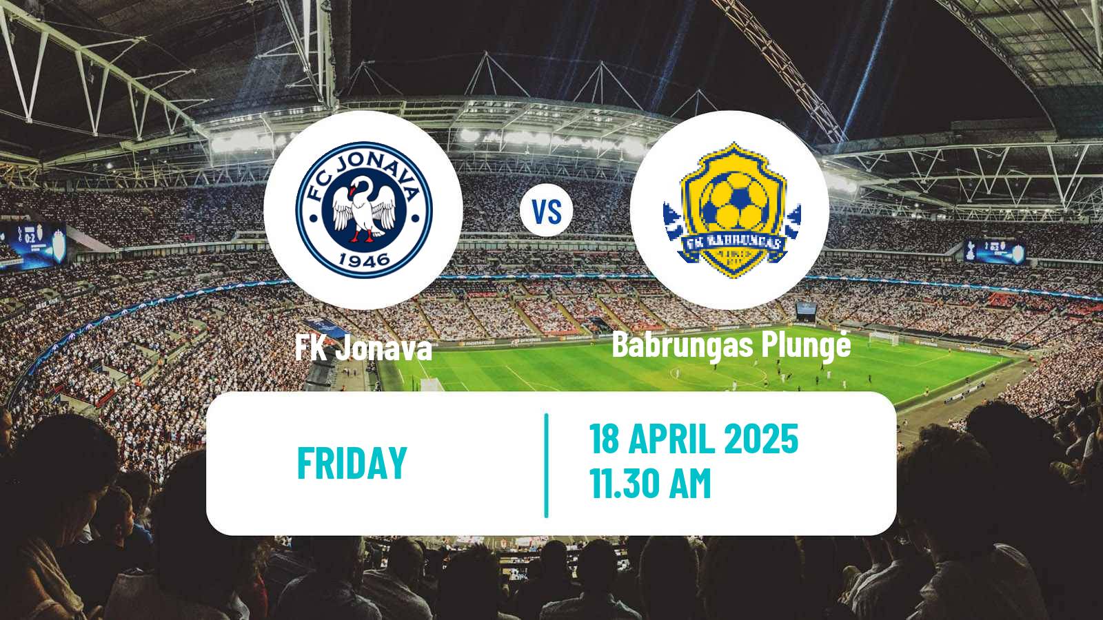Football Lithuanian Division 2 Jonava - Babrungas Plungė