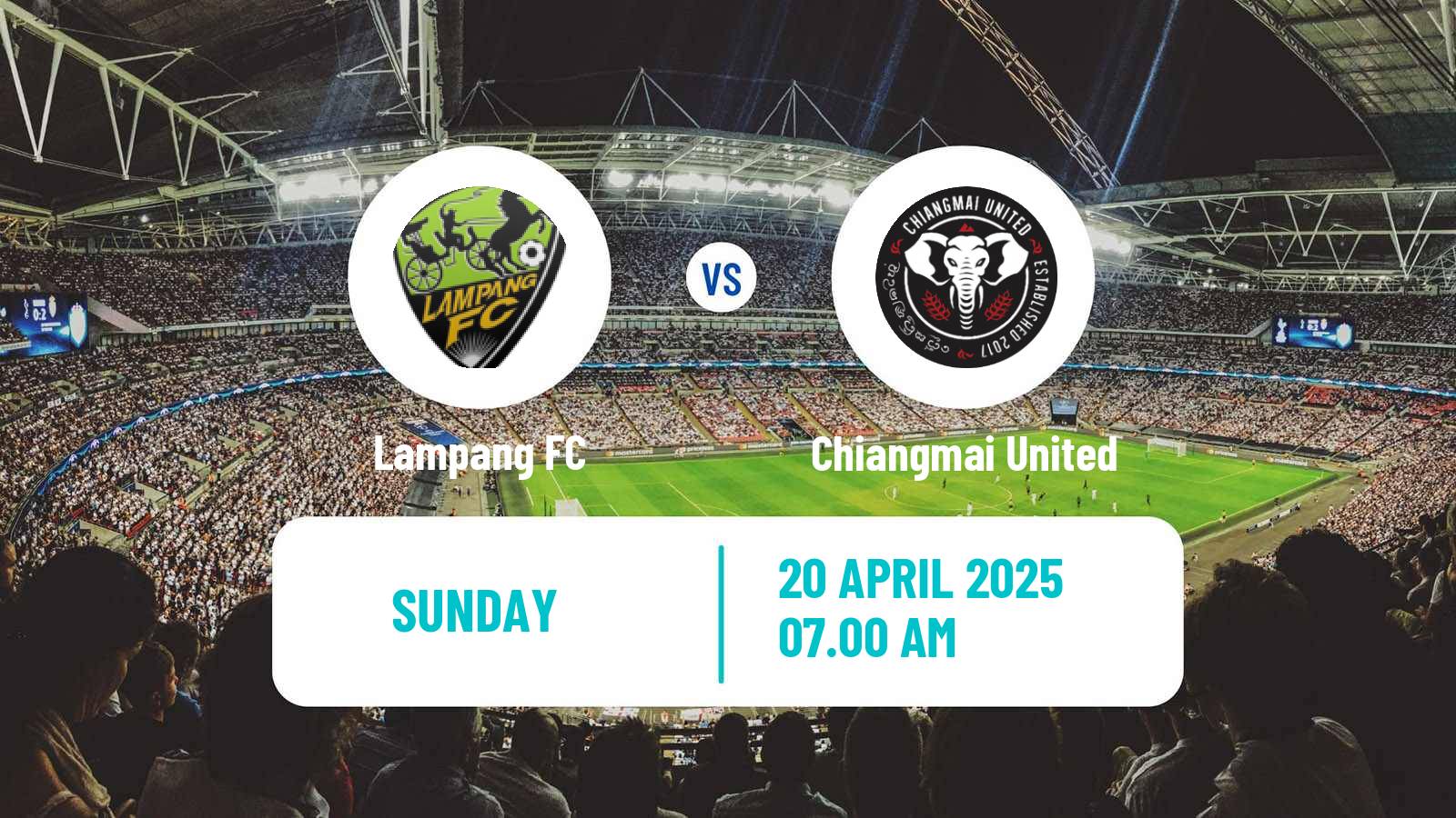 Soccer Thai League 2 Lampang - Chiangmai United