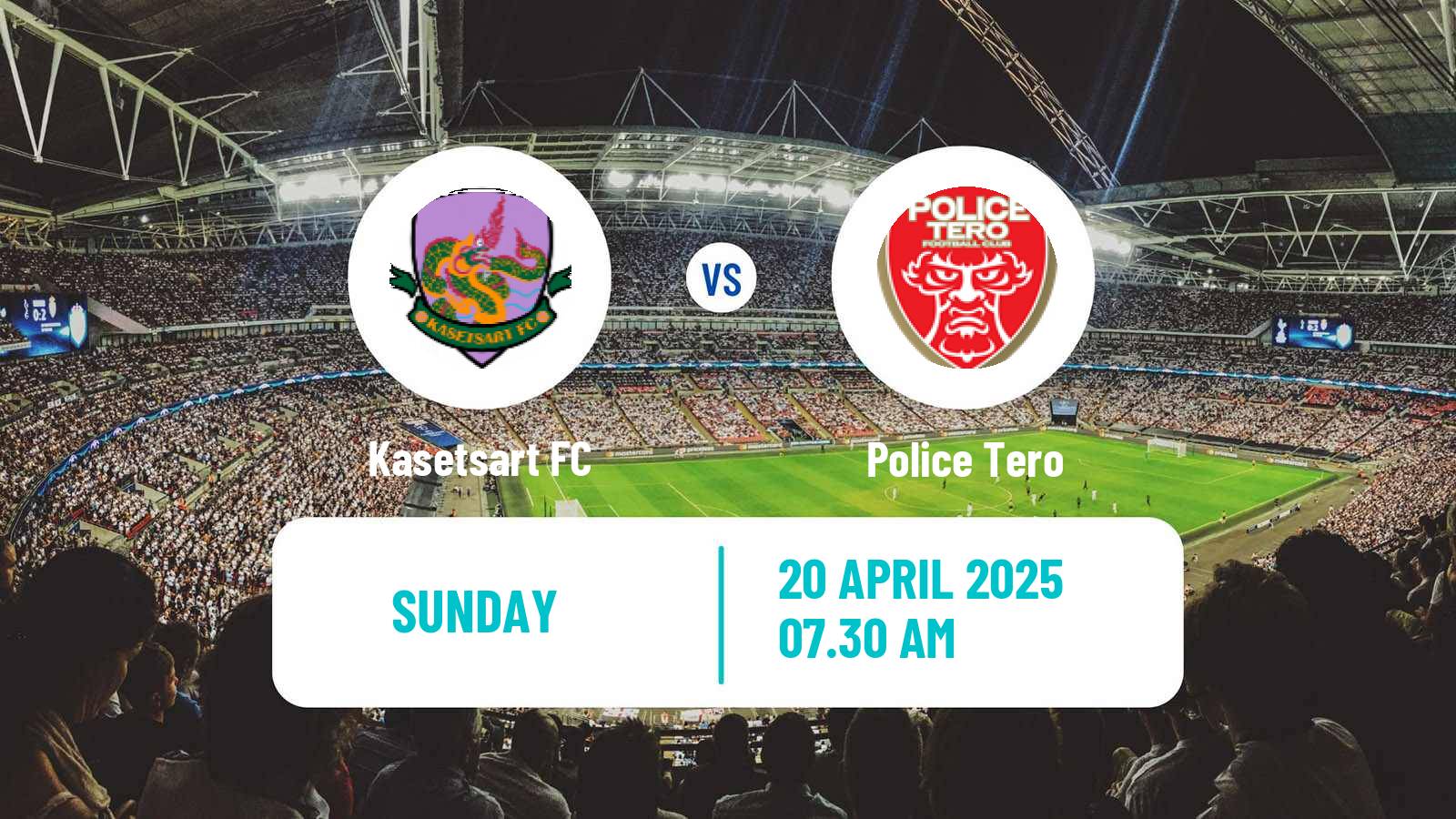 Soccer Thai League 2 Kasetsart - Police Tero