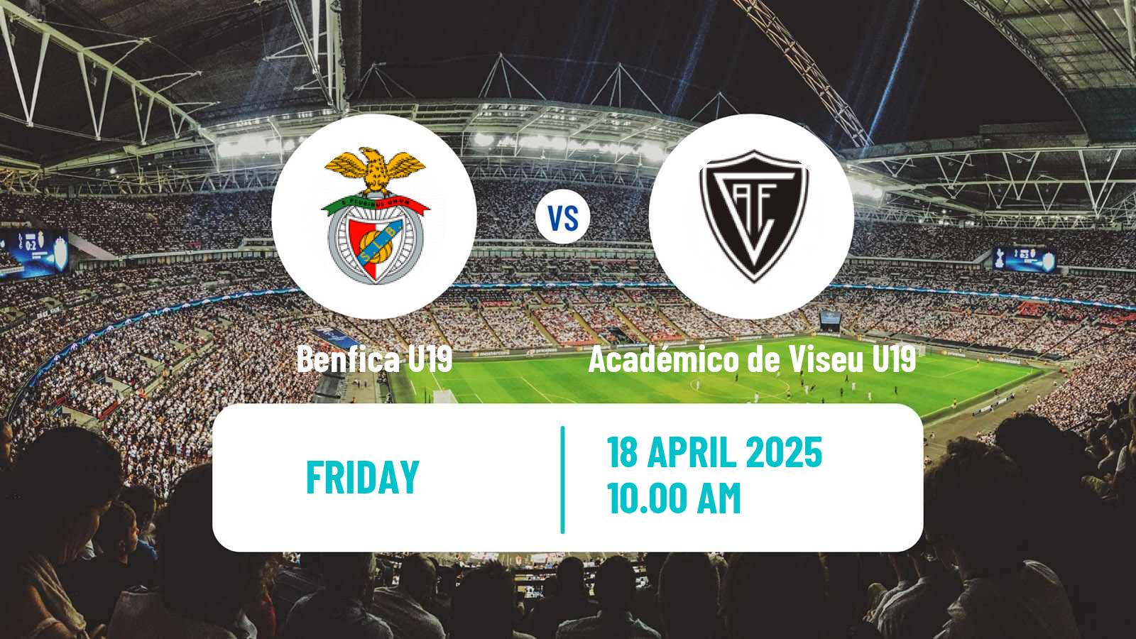 Soccer Portuguese Campeonato Nacional U19 Benfica U19 - Académico de Viseu U19