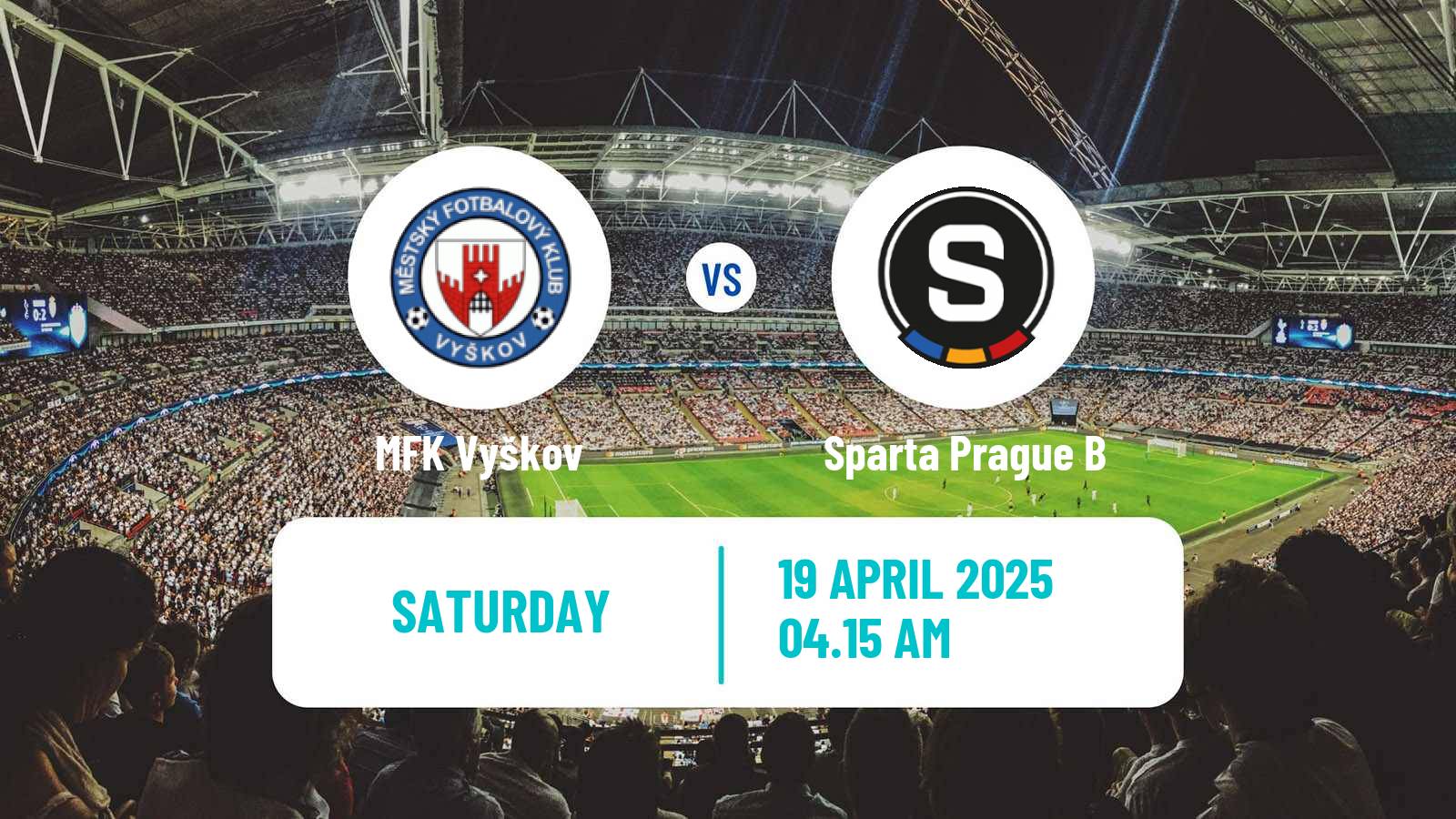 Soccer Czech Division 2 Vyškov - Sparta Prague B