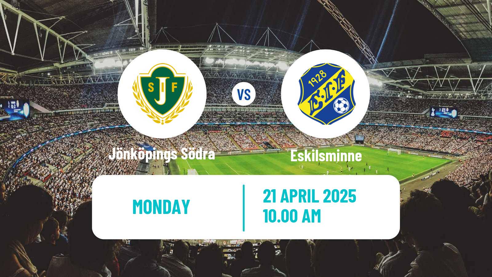 Soccer Swedish Division 1 Södra Jönköpings Södra - Eskilsminne