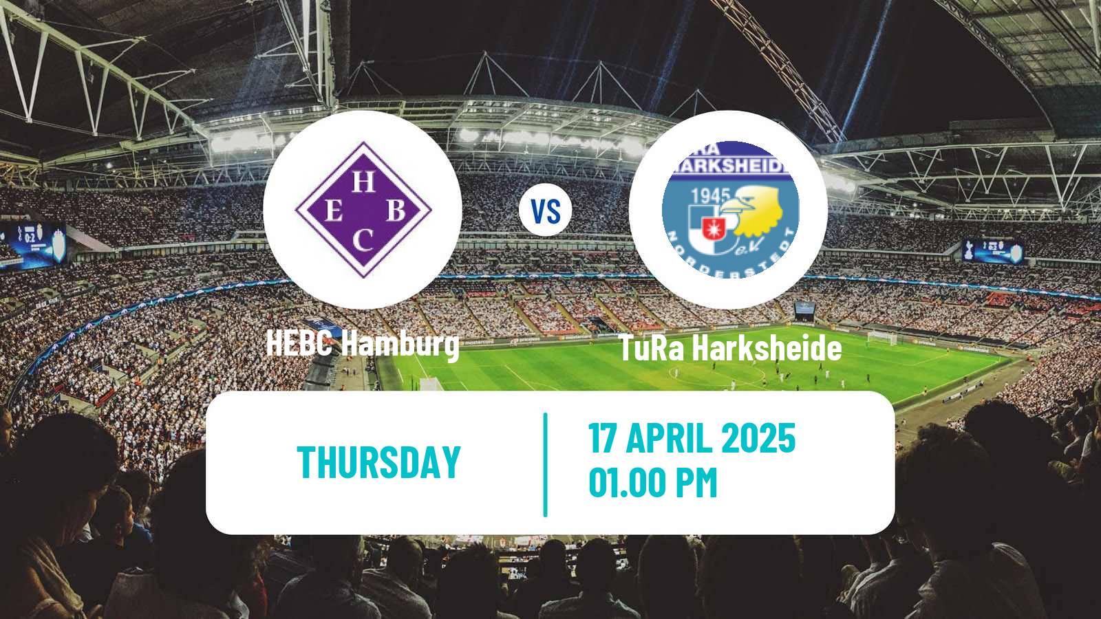 Soccer German Oberliga Hamburg HEBC Hamburg - TuRa Harksheide