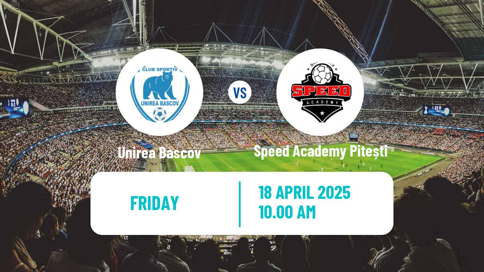 Soccer Romanian Liga 3 - Seria 8 Unirea Bascov - Speed Academy Pitești