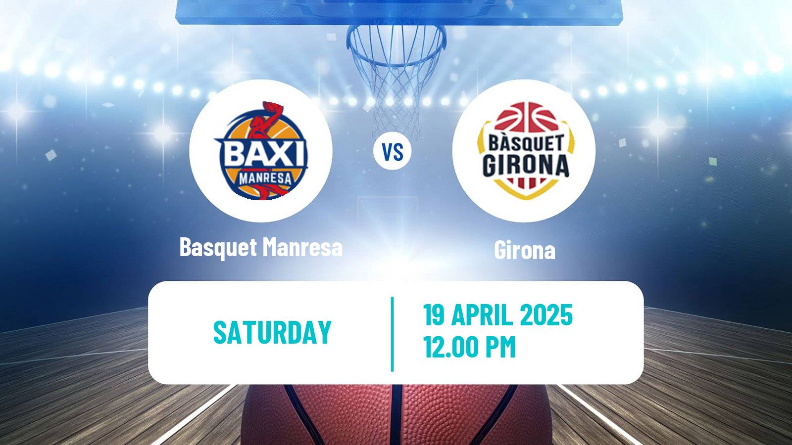 Basketball Spanish ACB League Basquet Manresa - Girona