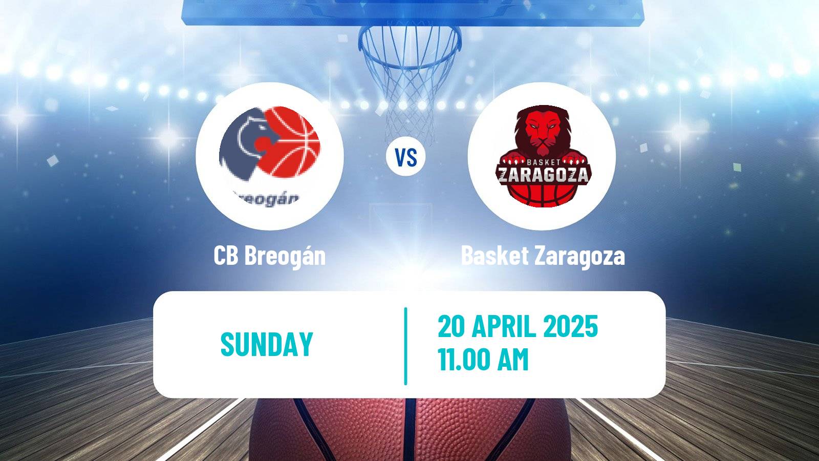 Basketball Spanish ACB League CB Breogán - Basket Zaragoza