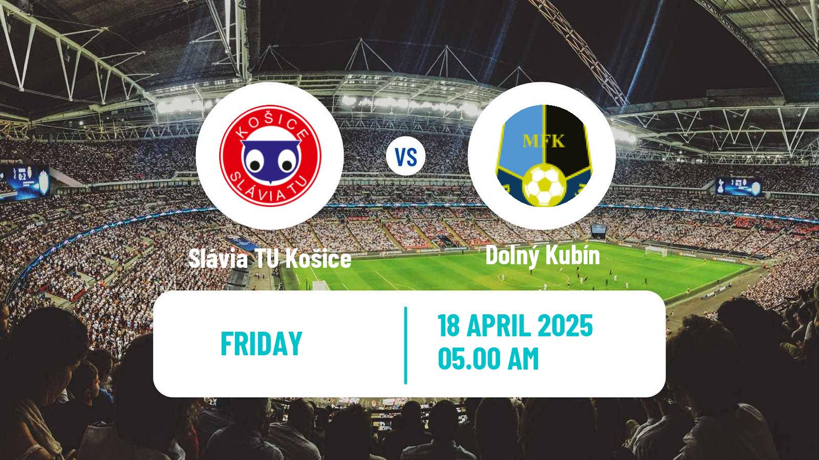 Soccer Slovak 3 Liga East Slávia TU Košice - Dolný Kubín
