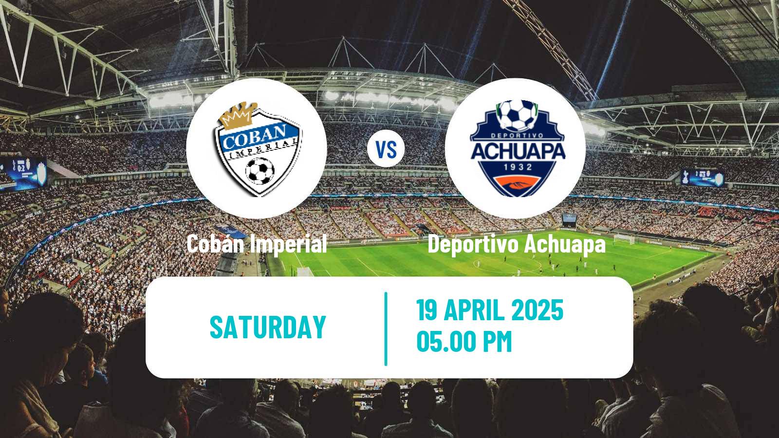 Soccer Guatemala Liga Nacional Cobán Imperial - Deportivo Achuapa