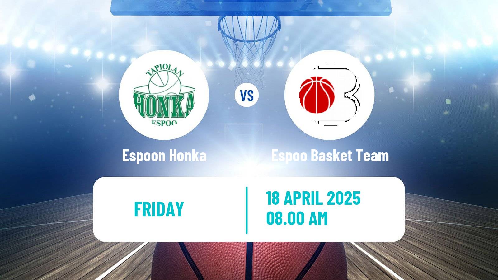Basketball Finnish Korisliiga Women Espoon Honka - Espoo Basket Team