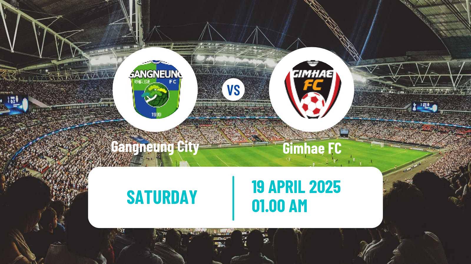 Soccer South Korean K3 League Gangneung City - Gimhae