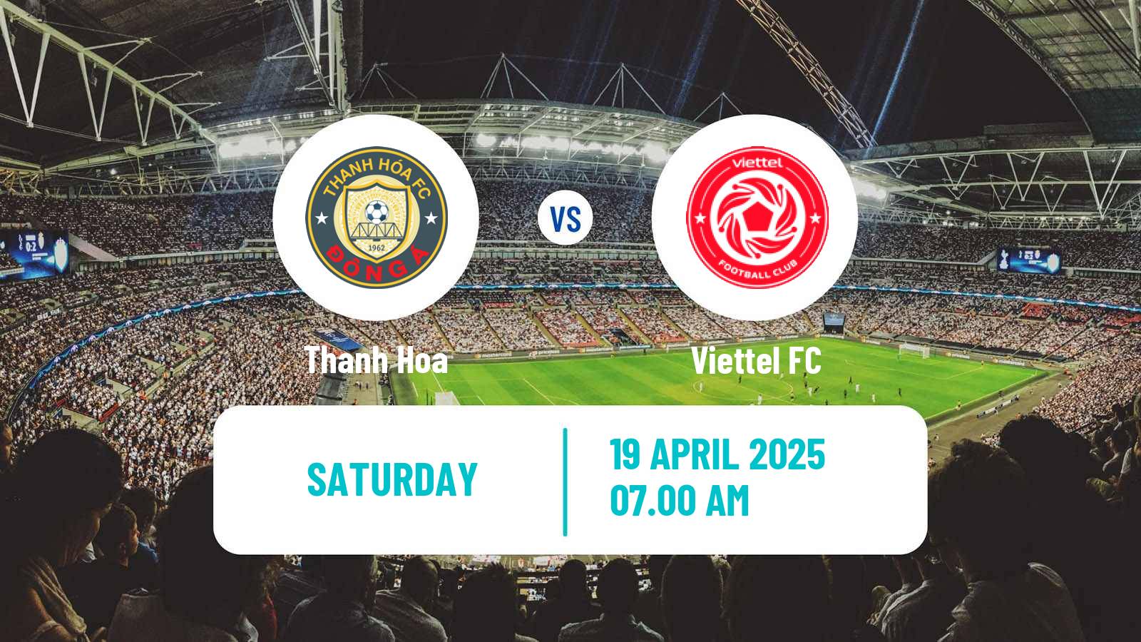 Soccer Vietnamese V League 1 Thanh Hoa - Viettel