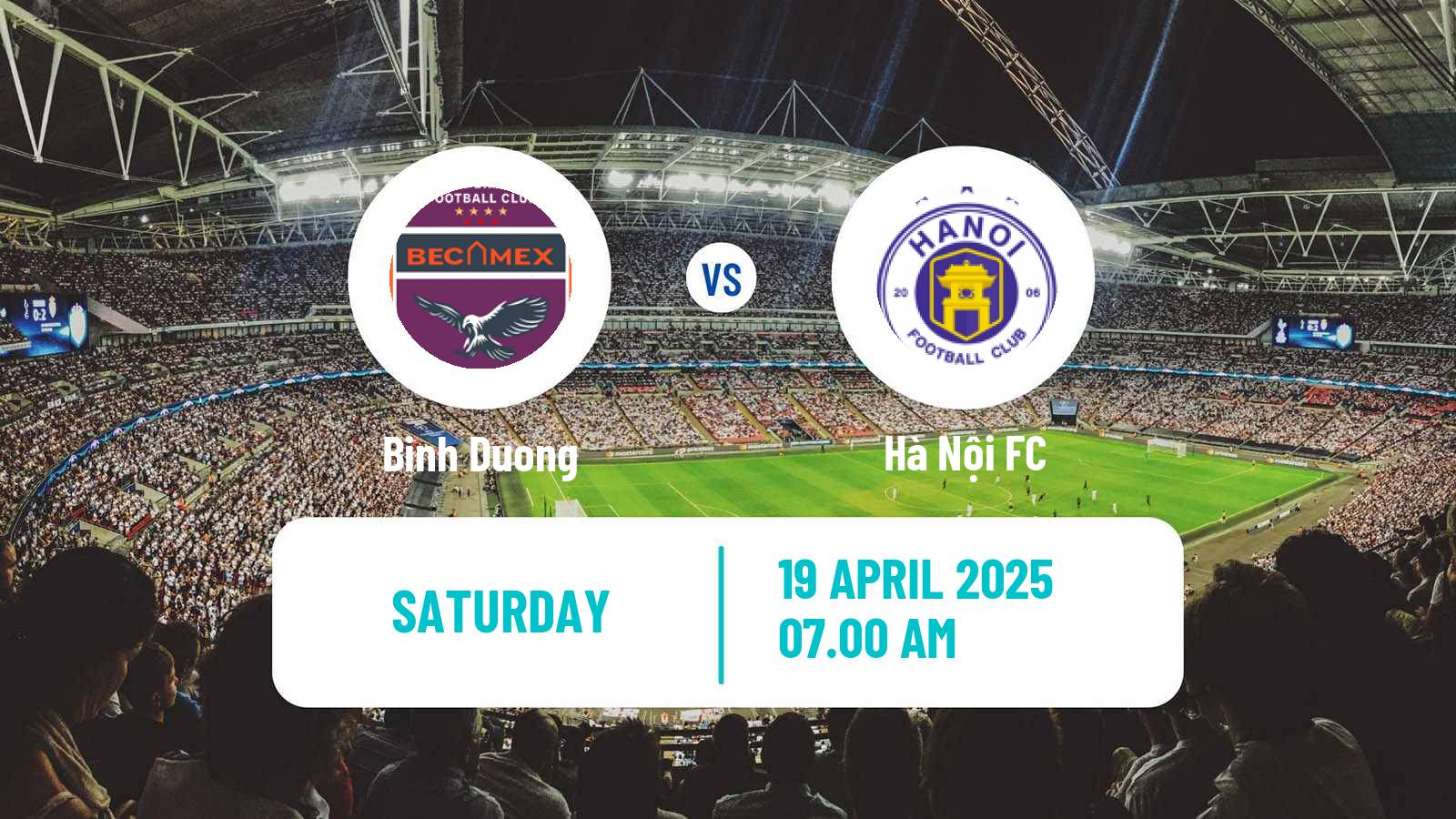 Soccer Vietnamese V League 1 Binh Duong - Hà Nội FC