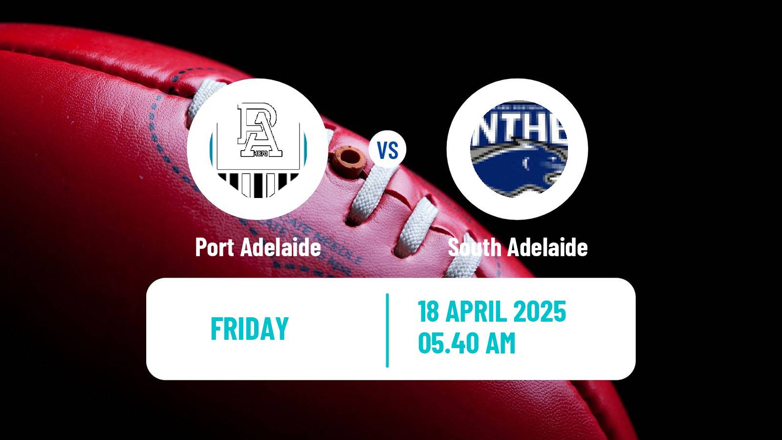 Aussie rules SANFL Port Adelaide - South Adelaide