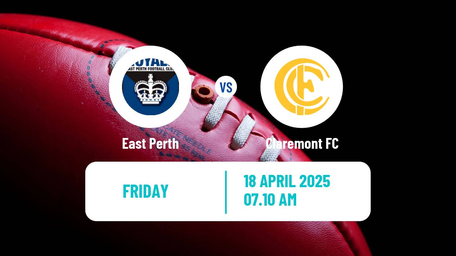 Aussie rules WAFL East Perth - Claremont